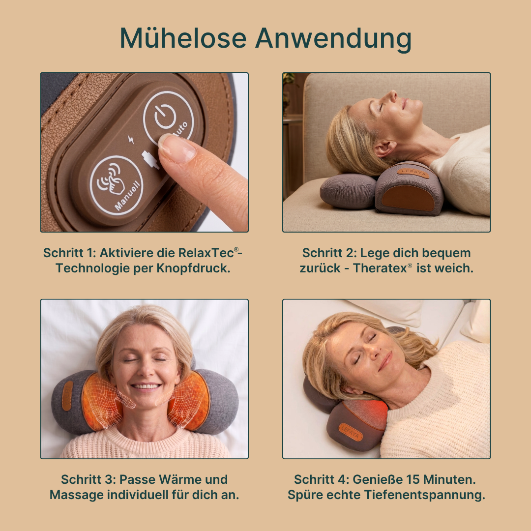 Theratex® — appareil de massage cervical 3-en-1 Nevola