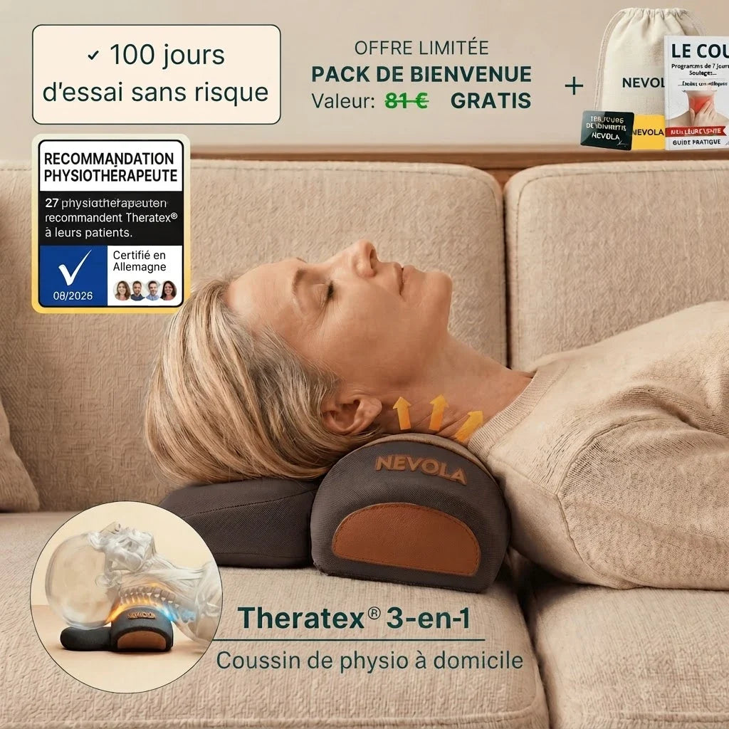 Theratex® 3-en-1 — coussin de physio à domicile Nevola