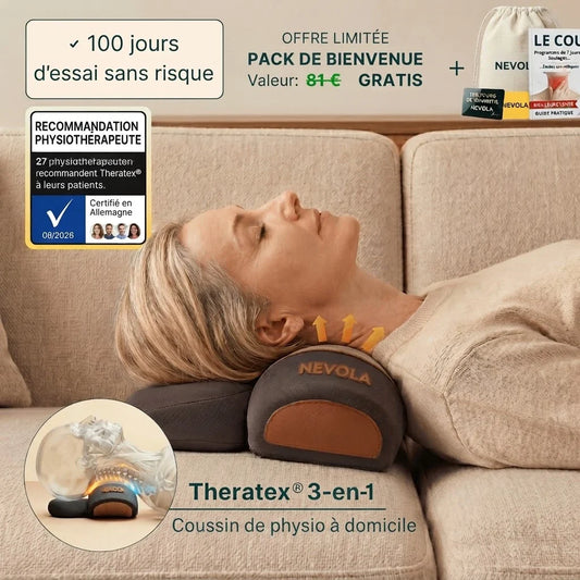 Theratex® 3-en-1 — coussin de physio à domicile Nevola